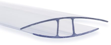 KARAT - Connecteurs pour Plaque Creuse en PVC - Matériau de Construction pour Serre, véranda - Connecteur Transparent résistant aux intempéries - 14 Connecteurs 60,5 x 121 cm, 6 mm d'épaisseur