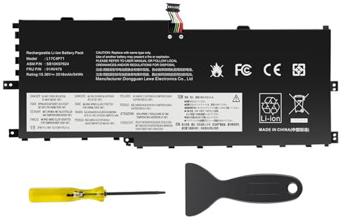 ASUNCELL 15.36V/54Wh L17M4P71 Laptop Akku für Lenovo ThinkPad X1 Yoga 3rd Gen (X1 Yoga 2018) Series, L17M4P71 L17C4P71 01AV474 01AV475 01AV499 SB10K97623 SB10K97624 SB10K97638 L17M4P73 02DL003