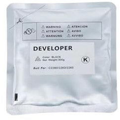 YGUWZ C2260 Entwicklerpulver, kompatibel mit C2260, C2263, C2265, 300 g, geeignet Kompatibel mit Kopiergeräte(K)