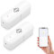 Kabelloser Tür-/Fenstersensor, intelligenter WLAN-Türsensor, kabelloser Tür-/Fensterbruchalarm, Einbruchkontaktsensor für Haussicherheit und Smart-Home-Automatisierung, 2 Stück