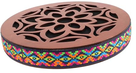 Ozeantrommel, Tragbares Ethnisches Handtrommelinstrument 20 Cm | Meditation, Kompakt und Tragbar, Traditioneller Stil, Ensemble Spiel, Wasserklang