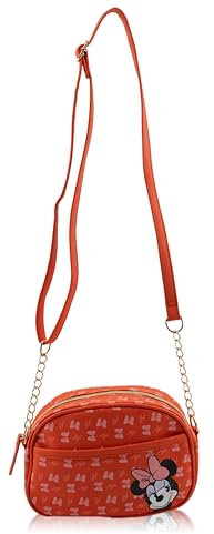 Disney Minnie Purse Crossbody Handtasche für Damen | Minnie Metallic Vinyl Damen Schultertasche Handtasche | Minnie Accessoires für Mädchen, minnie maus