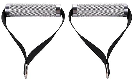 Timcryxient Cable Machines Workout Handles Attachment Sturdy Aluminum for Outdoor Indoor