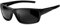 KANASTAL Gafas de Sol Deportivas Negras Hombre Polarizadas Mujer Rectangulares Curvas Retro Ciclismo Conducir Running Protección UV400 - Montura Mate Negro