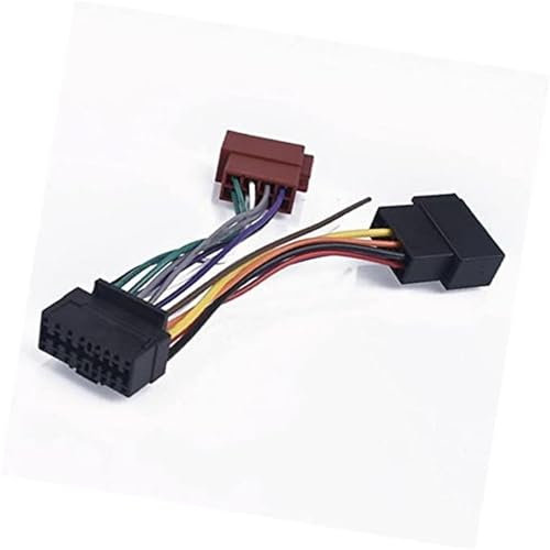 XEDLAMP 16Pin Car Stereo Radio Harness ISO for Sony Radio to ISO Radio Play Plug Auto Adapter Wiring Harness Connector radio adapter cable