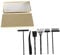 Milisten 1 Ensemble Râteaux de Jardin Zen pour Décoration de Table Sable Accessoires de Miniature pour Créer des Motifs Délicats et Élégants Votre Espace de Travail de Détente