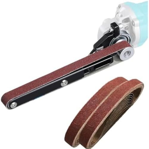 Wisyurt Adaptateur de Ponceuse de Courroie pour le Support de Moulin à Angle Support de Ponçage Support de Tube de Tube pour L'Élimination de la Rouille de Polissage