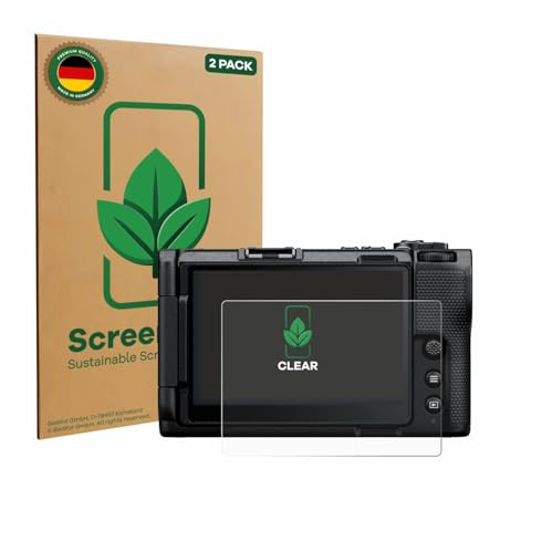 ScreenLeaf Schutzfolie für Nikon ZR 2025 | 2 Stück Transparenter Displayschutz Made in Germany Klare Displayschutz-Folie Kratzfest