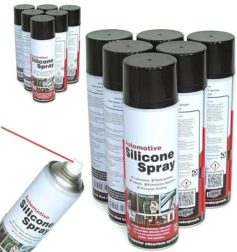 12 x 500ml Silikonspray Siliconspray Silikon Spray Trennmittel 12798 Sprühdose AWZ