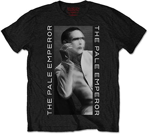 Marilyn Manson Unisex Tee: The Pale Emperor (Small) Black