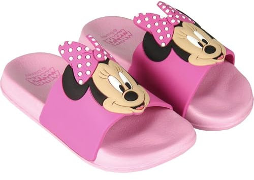 CERDÁ LIFE'S LITTLE MOMENTS Sandalias Niñas Minnie Diseño Divertido y Colores Vibrantes – Sandalias Minnie Cómodo y Antideslizante Playa, Piscina y Uso Diario