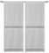 EUROSTYLE Coppia Tendine Lille Effetto Lino Macrame' SEMICOPRENTE Panna (60X240CM)