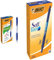 BIC Kugelschreiber Set Atlantis Classic, in Blau, Strichstärke 0,4 mm, nachfüllbar, 12er Pack & Kugelschreiber Set Soft Feel Grip, in Blau, Strichstärke 0,4 mm, 12er Pack