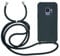 MyGadget Strap Case for Samsung Galaxy S9 - Crossbody Phone Cover - TPU Silicone Case with Neck Holder - Cord Lanyard Carrier with Rope in Dark Green