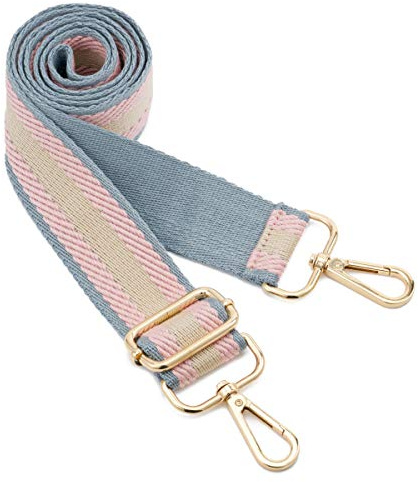 ZOUIQSS Damen Goldfarbene Bunter Schultergurt längenverstellbarer breiter Tragegurt Schultergurt für Handtaschen 3.8cm breit 73-125cm-Schultergurt für Handtaschen((3.8CM) Color13)