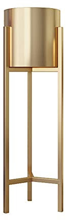 Soporte De Maceta De Hierro para Interiores Dorado, Soporte De Exhibición De Plantas para El Hogar De Pie Ligero, Estante De Decoración para Sala De Estar,60cm