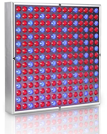 Einfeben 45W LED Pflanzenlampe, Grow Lampe, Vollspektrum Pflanenlicht für Hydroponic, Indoor Seeding Veg Flower, Grow Tent und Greenhouse