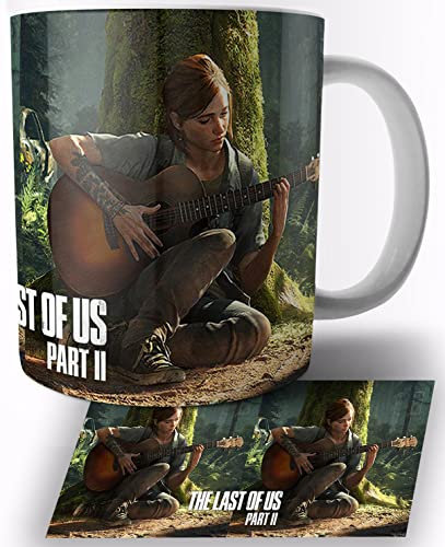 TusRelojes The Last of Us Part 2 Ellie C Taza de Ceramica Blanca 325ml Mug