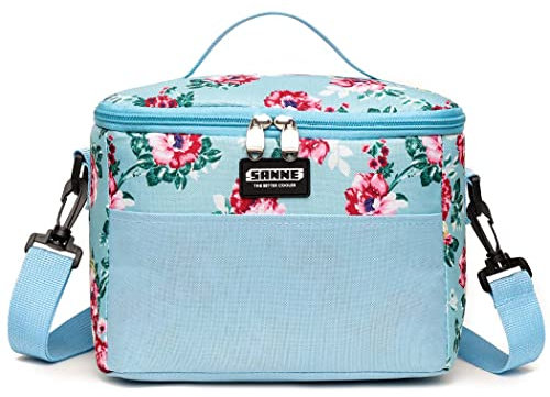 SAMERIO Reusable Lunch Bag Parent-Child Small Insulated Lunch Box for Kids Girls Easy Cleaning Cooler Lunch Tote Bags for School