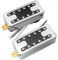 Artec MVH6A Alnico 5 Neo Traditional H Filtertron Style Humbucker Tonabnehmer Hals Steg Pickups Set für E-Gitarre, Chrom