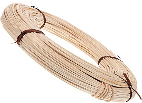 Yardwe 1 Rolle Gewebter Rattan-Gürtel Diy-Handwerksmaterial Korb Stuhlherstellung Gehstock Outdoor-Rattan-Möbelmaterialien Stühle Handgewebtes Diy-Material Reparaturset Runde