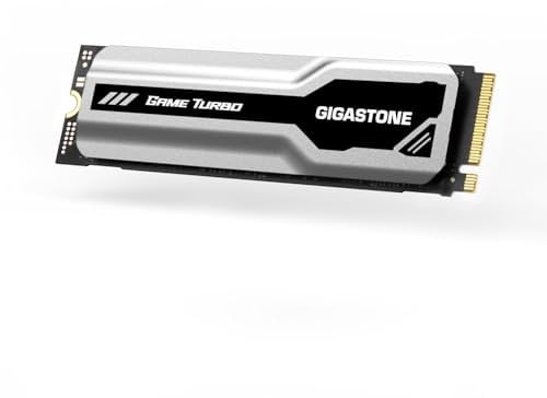 Gigastone M.2 SSD 2TB mit Kühlkörper NVMe SSD M.2 2280 PCIe Gen3 Interne Gaming SSD Laufwerk Spielen Grafikbearbeitung Videoschnitt Kompatibel mit Laptop und Desktop Speicher Bis zu 3.500MB/s.