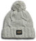 Superdry Damen Kabelknit Beanie Hat Baseballkappe, Eisgrau, Fleck, One Size