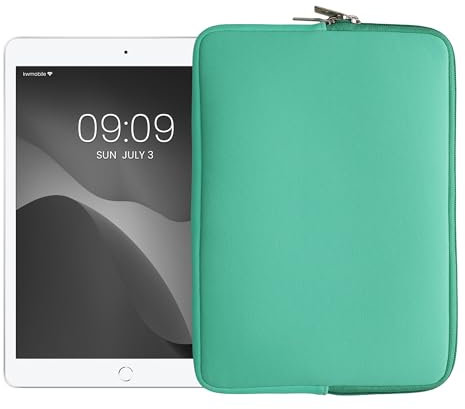 kwmobile Funda de Neopreno con Cremallera para Tablet - Estuche Protector Universal 9,7-11 Tablet Resistente al Agua para Tableta