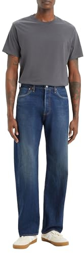 Levi's Herren Jeanshose 501 Original mit Knopfleiste, Straight Fit, It's Time to Go Stretch, W32/L32