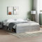Festnight Bett 140x200 cm Holzbett mit Stauraum Massivholzbett mit Fächer Bettgestell mit Lattenrost Einzelbett Doppelbett Bettrahmen Jugendbett Holz Grau Sonoma
