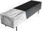Wohnling Lowboard Schwarz mit Marmor-Dekor in Weiß 150x40x40 cm TV-Kommode Modern, Design TV-Schrank Niedrig, Fernsehtisch Fernsehschrank mit Türen & Schublade, Fernsehkommode Wohnzimmer Modern