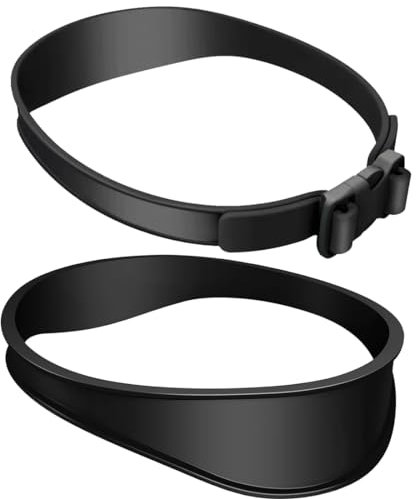 LuLiyLdJ 2 Stück Gebogenes Haarschnitt Band, Bart Schablone, Haare Selber Schneiden, Haare Schneiden Hilfe, Haarschneide Schablone für DIY Home Haarschnitte Haarschneideanleitung