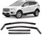 CLIM ART Windabweiser für/kompatible mit Ford Kuga II 2012-2019 - Integrierte Regenabweiser - Autofenster Sonnen-&Regenschutz - Windabweiser Autofenster - Einfache Montage - Garantie 4 Set