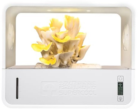 Mushroom Growing Kit with Lighting - Desktop Smart Mushroom Planter for Indoor Gardening System - Automatically Adjusts Temperature and Humidity - Grow Your Own Planter Kits