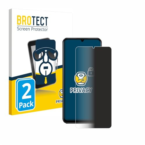 BROTECT 2 Unidades Protector Pantalla Privacidad para Vivo Y28 [Anti-Espía, Película Protección, Privacy]
