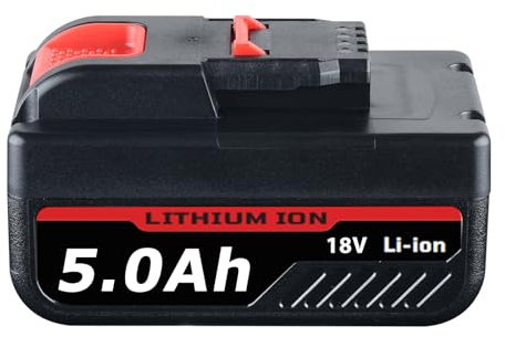 5000mAh 18V WA3551 Li-Ion Battery Replacement for Worx 18V cordless power tool WA3551, WA3551.1 WA3553 WA3553.2 WA3641 WG629E WG546E WU268 WX166.4 battery (1 Pack)