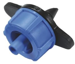 SAB Rambo Tropfrohr mit konstanter Durchflussmenge 15 l/h, braun, 50 Stück, selbstausgleichend mit Druckanschluss, ideal für Tropfbewässerung im Garten, Gemüsegarten, Balkon und Gewächshäuser