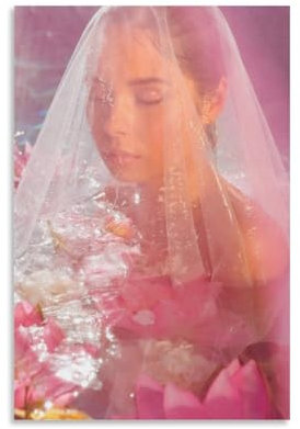 ERYAWIEH Nina Nesbitt Poster, Wandkunst, Leinwand, ästhetisches Cover, Poster, moderne Kunst, Gemälde für Wohnzimmer, 20 x 30 cm, ungerahmter Stil