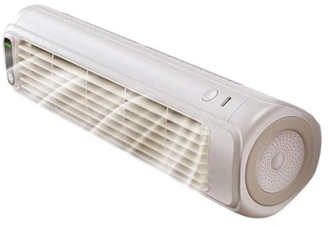 Cooling Ace Portable Air Conditioner, 3 Speeds Adjustable Bladeless Fan Tower USB Rechargeable Personal Air Cooler for Home Office Desk Quiet AC Unit Wall Mountable Space Saving (White)