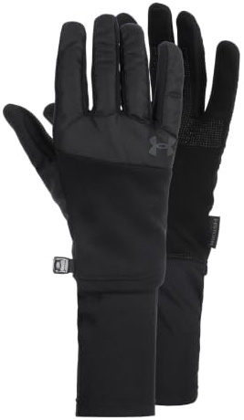 Under Armour Storm Fleece Run Laufhandschuhe Unisex schwarz - black/black M