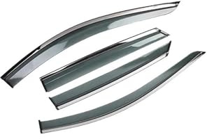 SFDSG Auto Windabweiser Für Q5 E-tron 2022 2023 2024 2025 Fenster- Und Türblenden Windabweiser Sonnen- Regen- Windschutzabdeckung Wetterschutz Autozubehör Vordere Windabweiser
