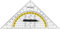 WESTCOTT E-10133 BP Geodreieck 16 cm Mit Griff