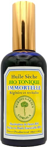 BIOTONIC Immortelle Trockenöl 100ml. Multifunktion für Körper, Gesicht und Haare. Regeneriert und Revitalisiert