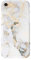 Obbii Schutzhülle für iPhone SE 3 (2022) 8/7/6/6S/SE 2. Generation 4,7 Zoll (11,9 cm) Weiß Golden Marble Stoßfest Slim TPU Soft Silikon Durable Cover Case Kompatibel mit iPhone 8/7/6/6S/SE 2