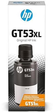 HP GT53 135ml Black Original Ink Bottle