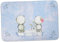 Sunnywall Bettvorleger mit individuellem Text - Badematte Badteppich Badvorleger Kinderzimmer 59 x 40 (17 Eisbären)