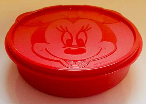 Tupperware Hitparade Schüssel mit Deckel Disney Mickey Minnie Maus 500ml 500 ml Brotdose (rot (Minnie Maus))