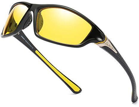 HGDGears Polarized Sports Sunglasses for Outdoor Cycling Driving Golf Running Fishing,Superlight Frame Eyewear Sun Glasses(UV400 Unisex)