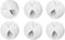 fiXte White Self Adhesive Cable Tidy Clips - 6 Pack