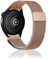 Niboow 22mm Bracelet pour Huawei Watch GT 5 Pro 46mm/GT 5 46mm/GT 4 46mm/GT 3 Pro 46mm/GT 3 46 mm/GT Runner/GT 2 46 mm/Watch 4 Pro, Métal Bracelet pour Huawei Watch Buds/Watch 3 Pro - Or Rose